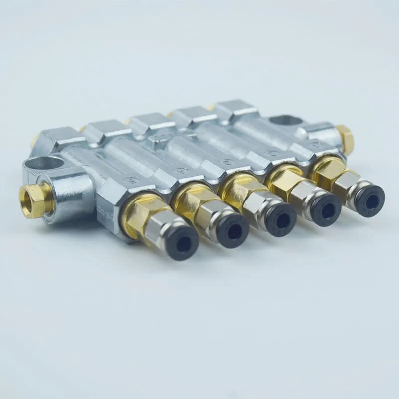 Detective Volumetric GreaseOil Distributor/Separator Valve/Divider 5 Outlets For/RH3500 Oil Outlet Distribution Valve - image 6