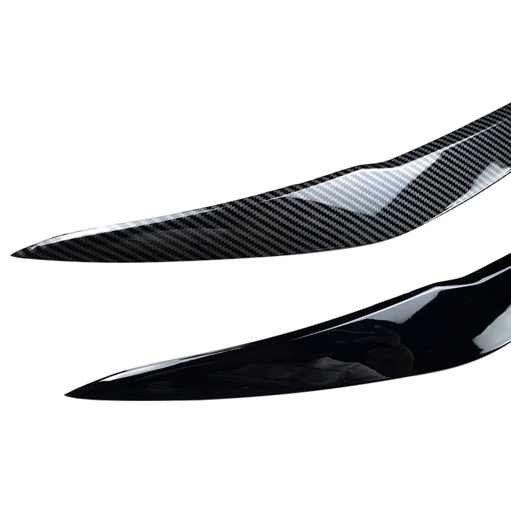2Pcs ABS Gloss Evil Headlight Eyebrows Eyelid For BMW 1er F20 F21 Facelift 116i 118i 120i 125i M135i M140i 2015-2019 Accessories - image 6