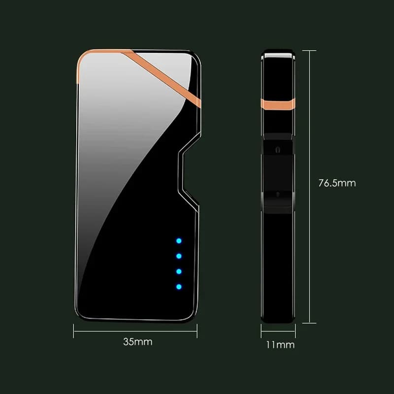 New Laser Electric Lighter Rechargeable Pocket Plasma Lighter Windproof Type-C Portable Electronic lighter torch - image 5