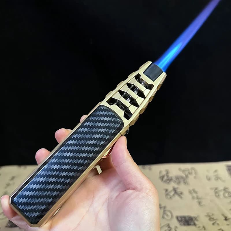 JOBON New Kitchen BBQ Large Jet Flame Spray Gun Welding Gun Outdoor Strong Flame Torch Butane Gas Lighter Ignition Tool - image 3