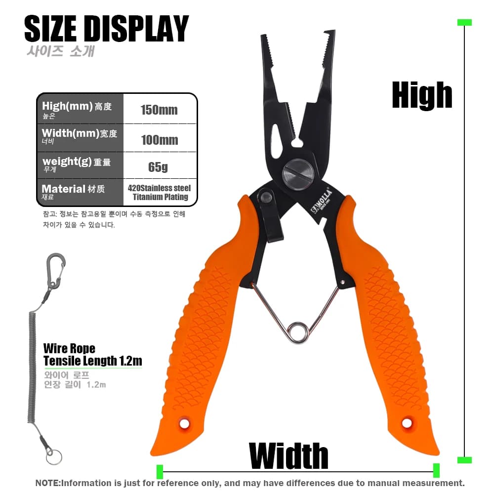 2023 High Precision Fishing Pliers 420 Stainless Steel Seawater Multifunctional Scissors Braid Line Cutter Outdoor Tool For Good - image 3