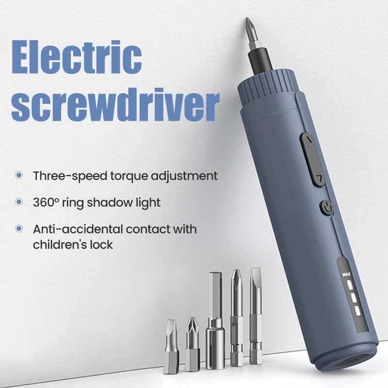 Mini Electrical Screwdriver Set Smart Cordless Electric Screw Driver Rechargeable With 30 Bit Set Power Drill Tools - image 4