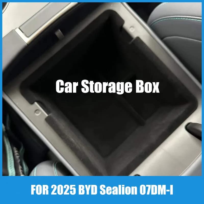 Suitable for 2025 BYD Sealion 07DM-I low-profile armrest box storage box Sealion 07 automotive supplies