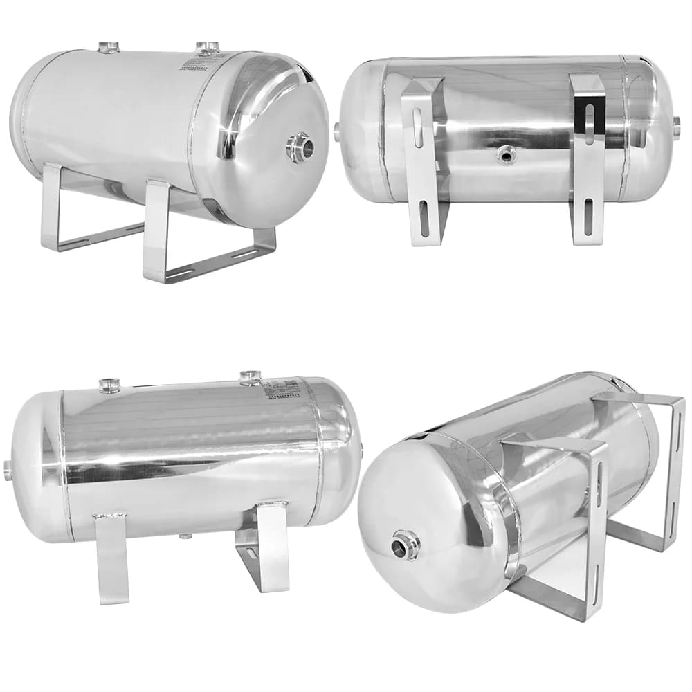 20L 304 Stainless Steel Small Horizontal Air Compression Tank Vacuum Buffer Air Storage Suitable for Beauty Instruments - image 4