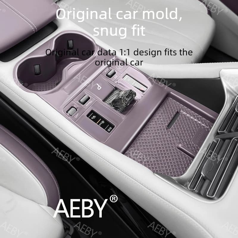 For BYD Seal U DM-i 2025-2026 Center Console Tray,Car Center Console Organizer,Protector,Waterproof Wireless Charging Pad - image 4