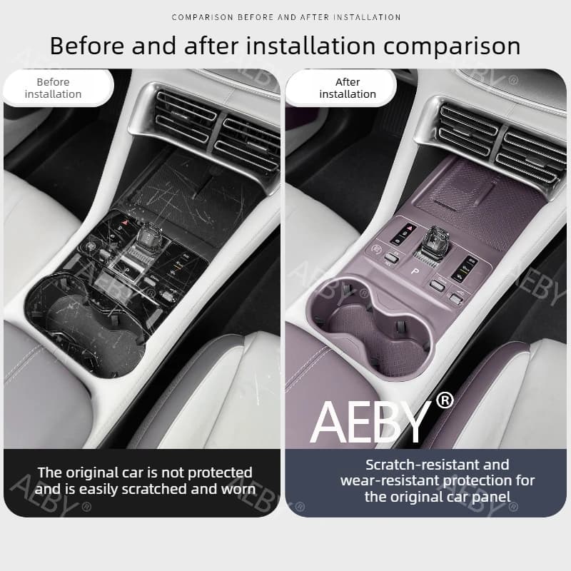 For BYD Seal U DM-i 2025-2026 Center Console Tray,Car Center Console Organizer,Protector,Waterproof Wireless Charging Pad - image 5