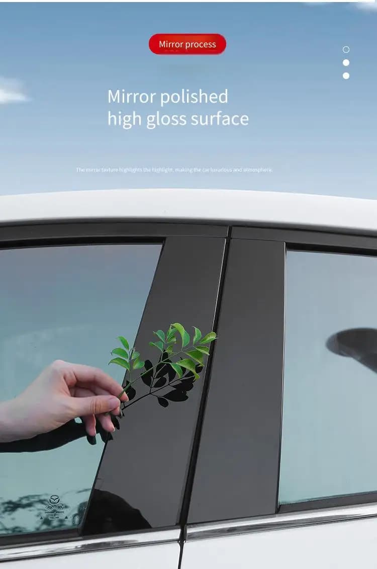 For BMW 130i 120i 116i 118i 2008-2016 6pcs Window Trim Covers Center Film Column B C Pillar Posts Sticker Car Accessories - image 3