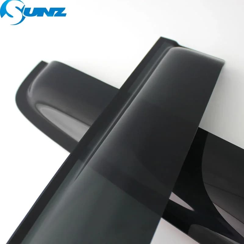 Side Window Deflectors For VW Golf 5 V MK5 TDI GTI R32 2004 2005 2006 2007 2008 Sun Rain Guard Door Visor Weathershield SUNZ - image 4