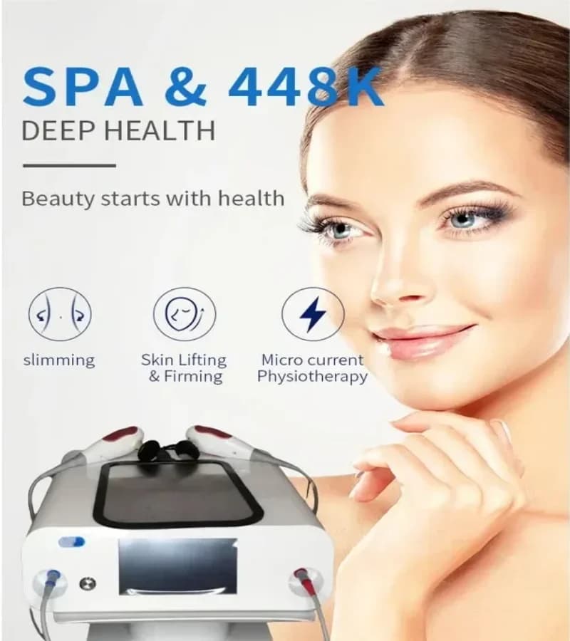 INDIBA Spain Technology 448K Tecar Cavitation Health and Beauty Body Care System RET CET RF Slim Machine for Weight Loss 2024 - image 3