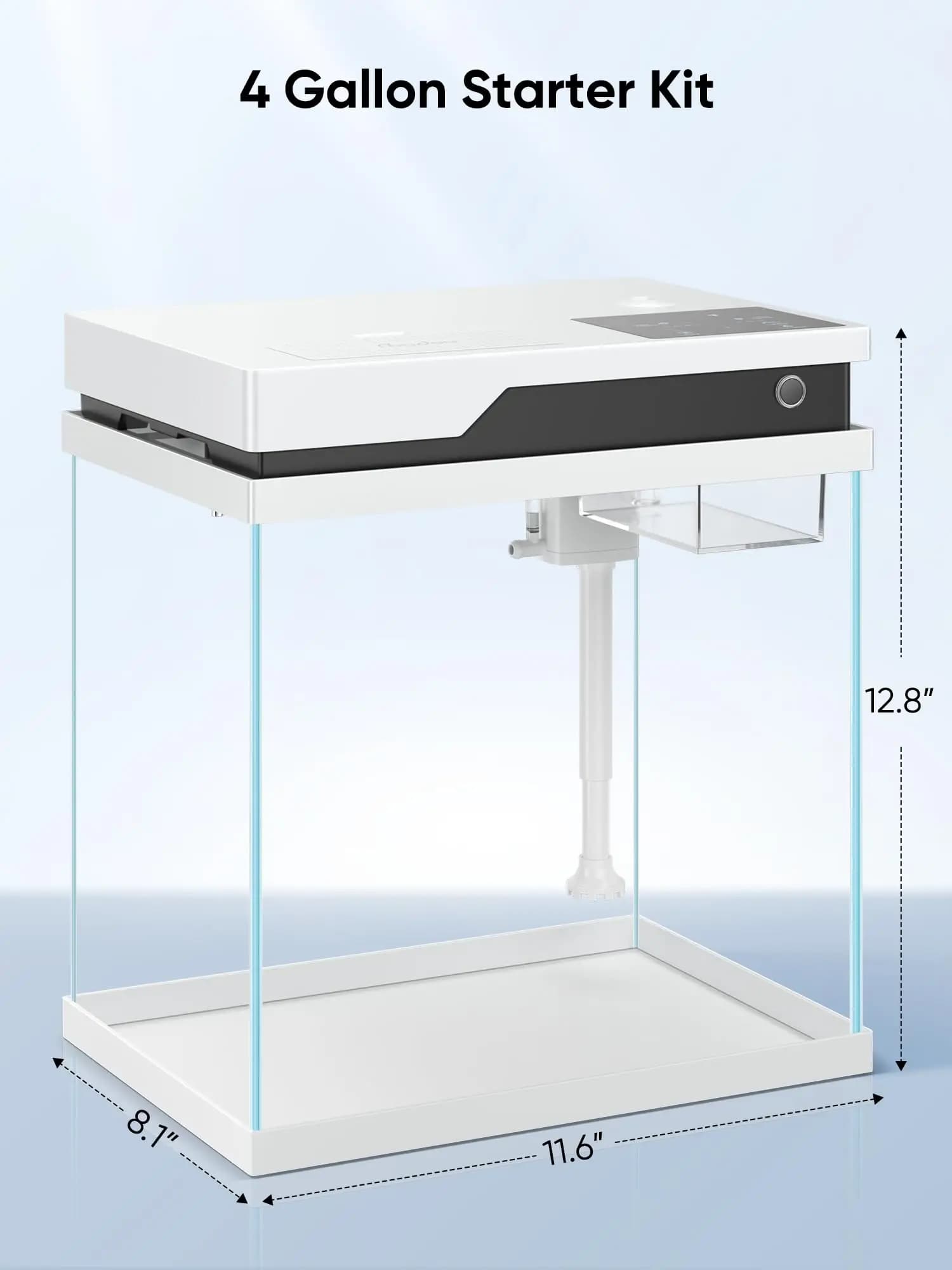 Multifunctional Coffee Table Oem&Odm Tank With Lights Filter Water Pump Smart Glass Aquarium Fish Tank - image 4