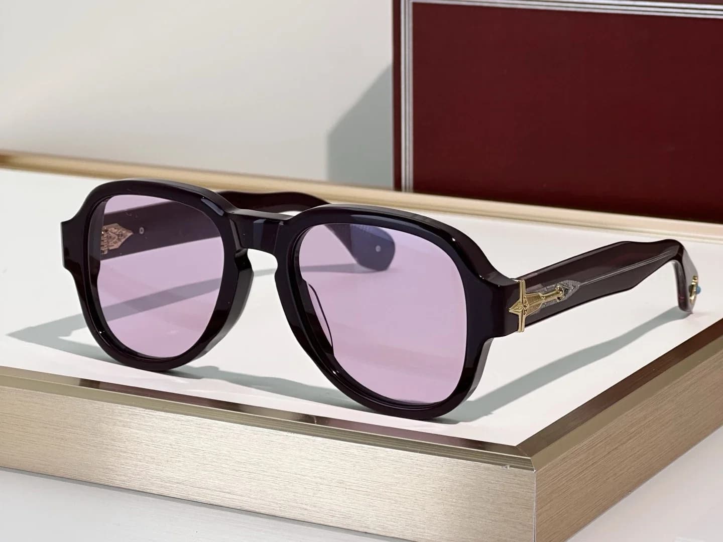 RED CLOUD SIZE 52-21 Top Quality Sunglasses for Men Classic Women Luxury Brand Designer sun glasses UV400 With box - image 4