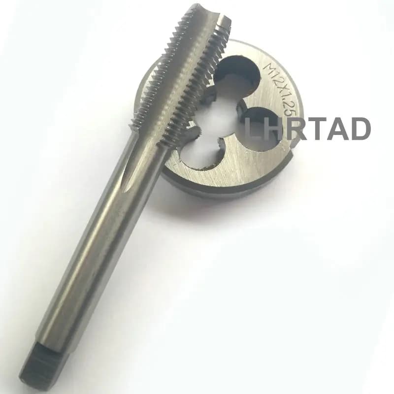 M12 tap drill bit and die set M12x1.0 M12x1.75 M12x1.5 M12x1.25 HSS Machine Plug Tap round die M12x0.75 thread taps dies M12x0.5 - image 6