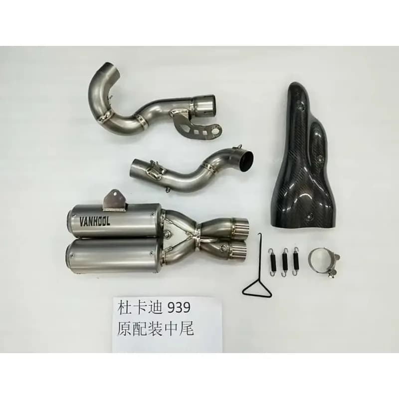 FBVV Supersport 939 Motorcycle Performance Titanium Exhaust Pipe slip on System