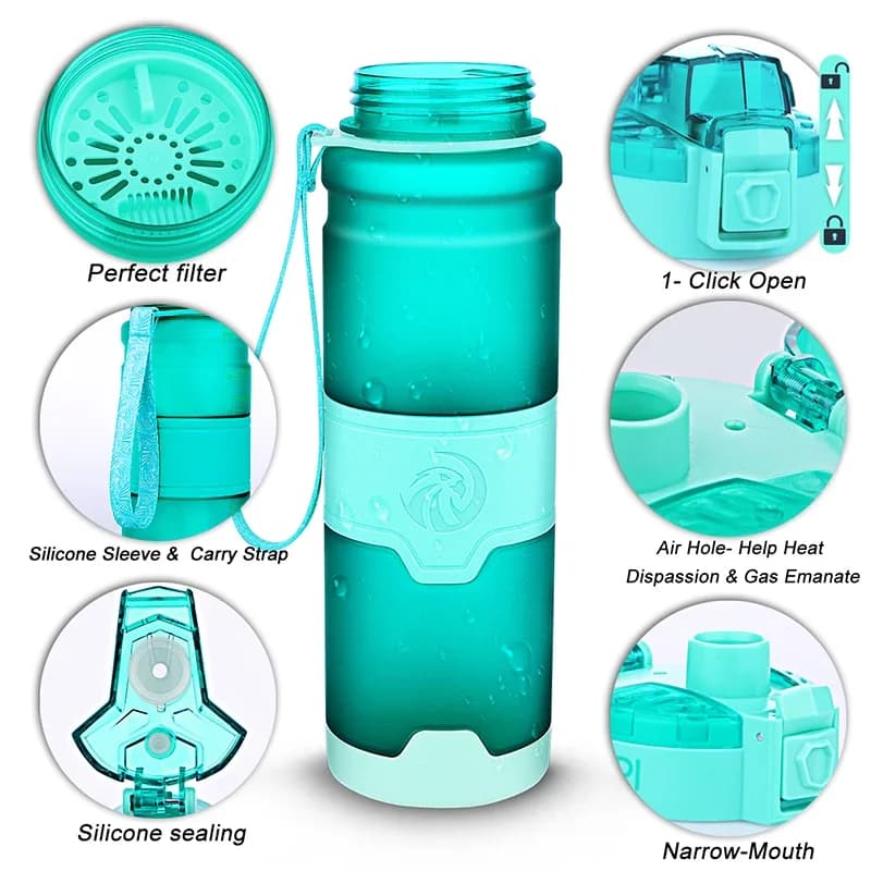 ZORRI Water Bottles Sport BPA Free Portable Leak-proof Gym Outdoor Travel Hiking Bicycle Bottle Water Gourds Garrafas De Agua - image 6