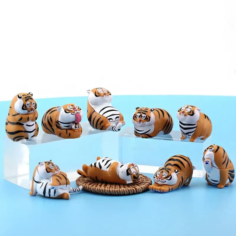 Tiger Miniature Garden Ornament, DIY Tiger Statues, Micro Landscaping Cake Decoration, Car and Home Decor, Groomsmen Gifts - image 4