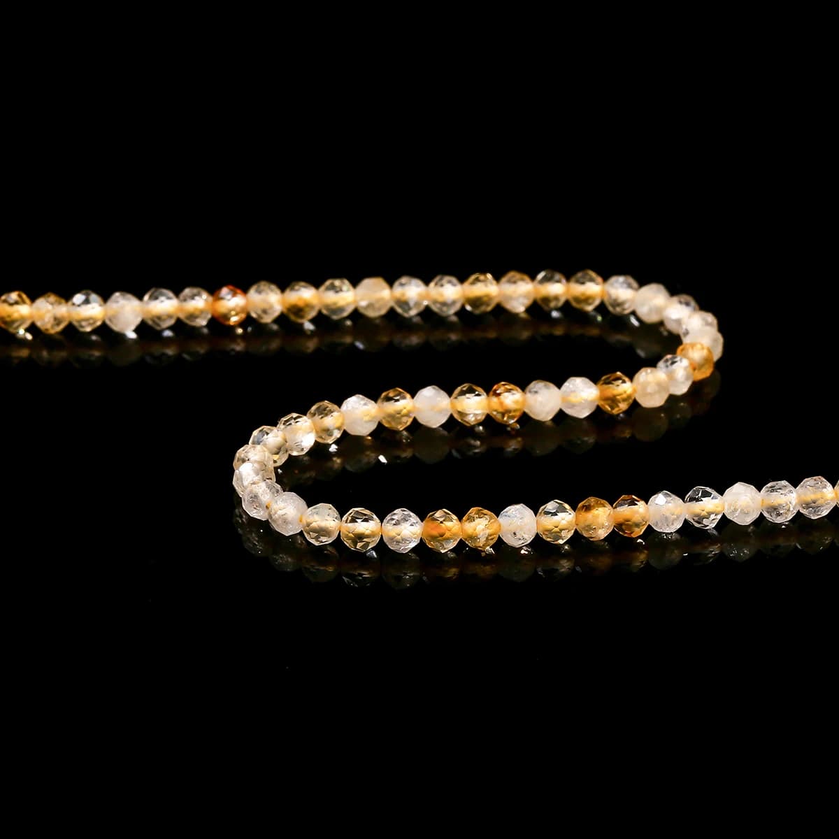 2 3 4mm Faceted Natural Citrine Bead Round Loose Spacer Small Gemstone Bead for Jewelry Making Diy Necklace Bracelet Accessory - image 5