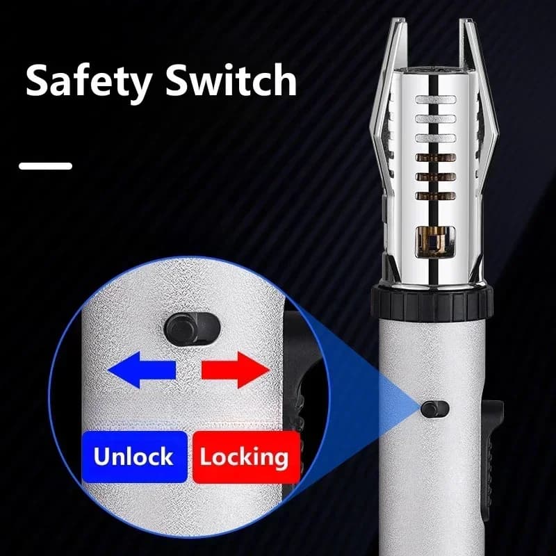 Planet Lightsaber Metal Outdoor Windproof Turbine Torch Jet Lighter BBQ Welding Cigar Tool Butane Gas Lighter 360° Gun - image 6