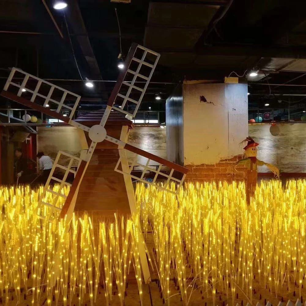 Outdoor LED Wheat Ear Lamp, Lawn Light, Garden Landscape Lighting, Holiday Decoration, Simulation Wheat Lamp, Luminous Rod - image 3