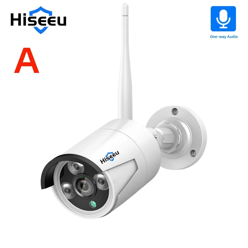 Hiseeu 3MP/5M Wireless IP Camera 3.6mm Lens Waterproof Security WiFi Camera for Hiseeu Wireless CCTV System Kits IP Pro APP View