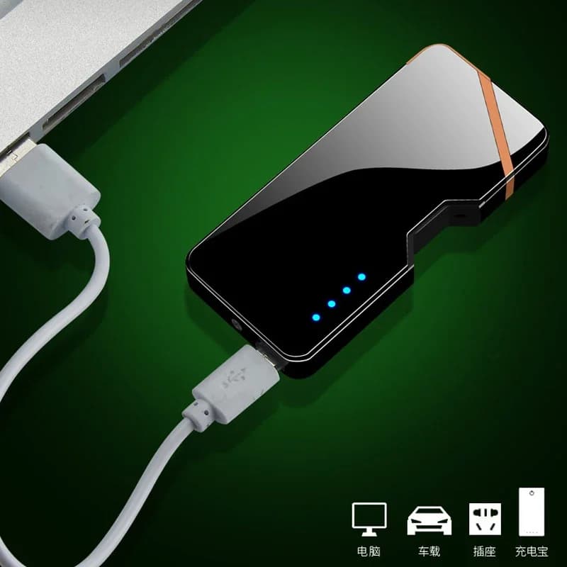New Laser Electric Lighter Rechargeable Pocket Plasma Lighter Windproof Type-C Portable Electronic lighter torch - image 4