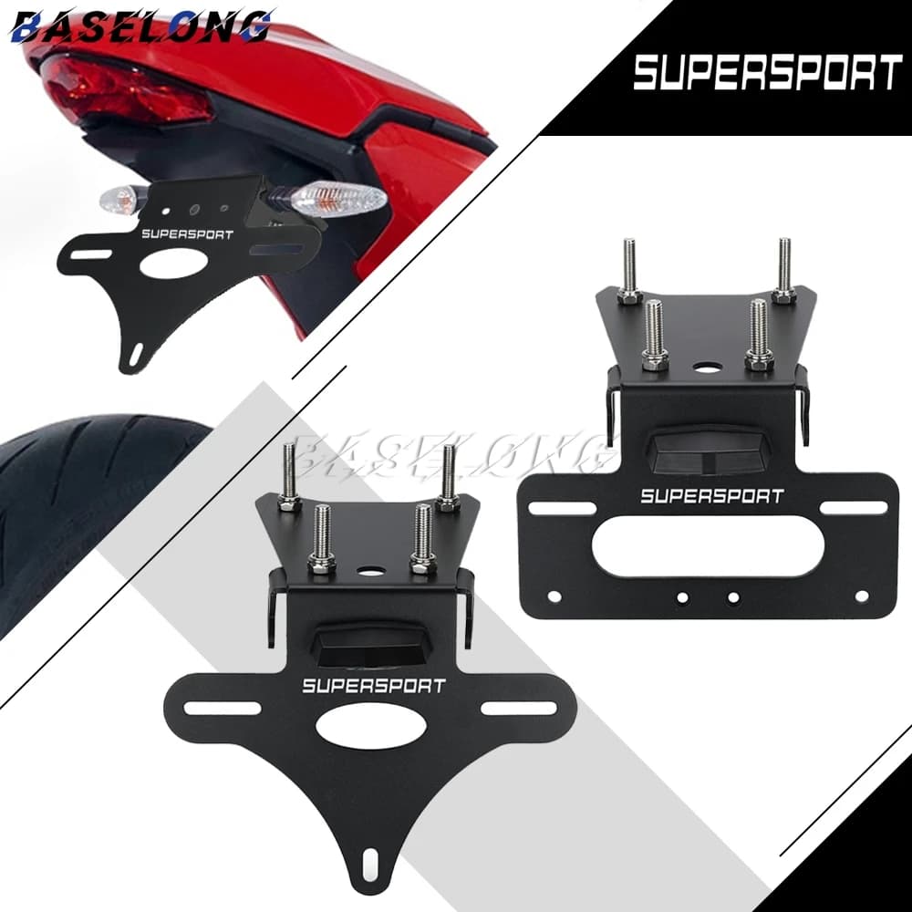 License Plate Holder Bracket Rear Tail Tidy Fender Eliminator For DUCATI Super Sport 939 950 Monster 659 797 821 1200 2017-2025