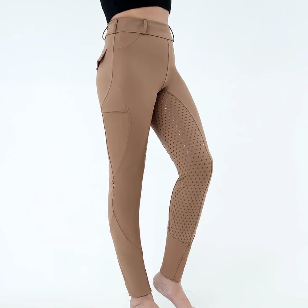 Women's Horse Riding Pants Full-Seat Breeches Equestrian Schooling Tights Outdoor Sportswear Knight Equipment Clothes - image 3