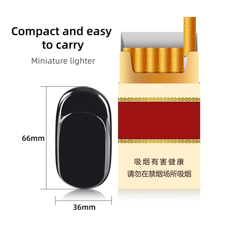 Novel Windproof Metal Butane Gas Lighters Tools Festival Gifts Cigar Accessories Portable Torch Cigar Lighter Premium Utility - image 6