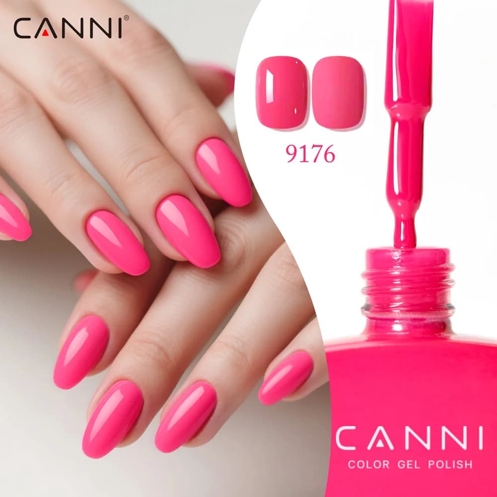 CC8 CANNI Nail Gel Polish HEMA FREE Summer Nails Beautiful Semi Permanent Soak Off UV LED Smoothy Texture Nail Art Manicure 9ml - image 4