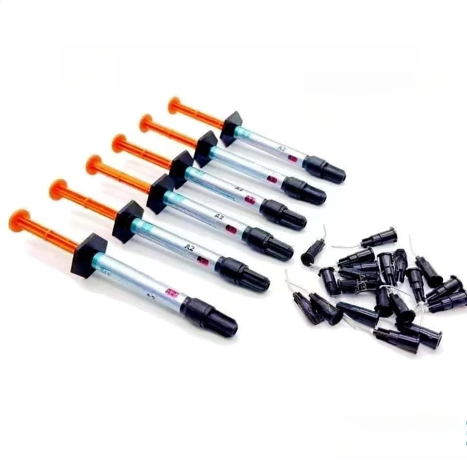 2g /PCS dental filling material UV cured flowing resin laboratory equipment tool A1 A2 A3 Nano Mixed Dentin Repair Permanent Gap - image 3