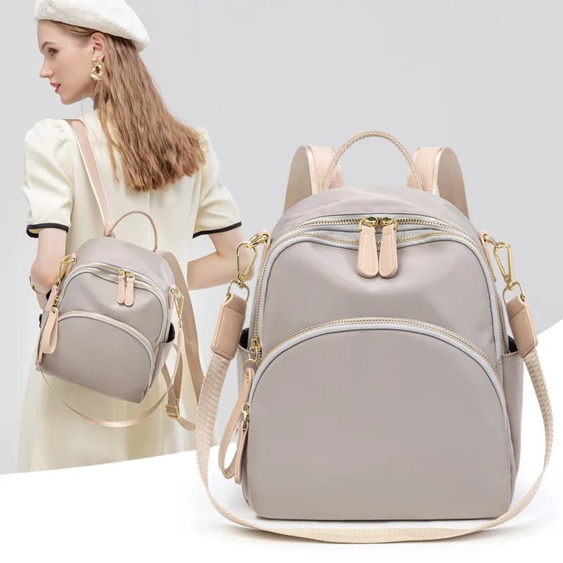 Fashion Backpack Bag for Women Female Bags Casual Stylish Oxford Cloth Waterproof Small Travelbag Portable Bookbags Cute Design - image 3