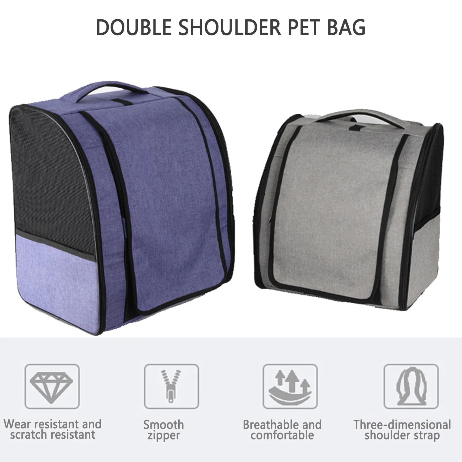 Oxford Cloth Pet Carrier Retractable Pet Shoulder Bag For Kittens Puppy - image 5