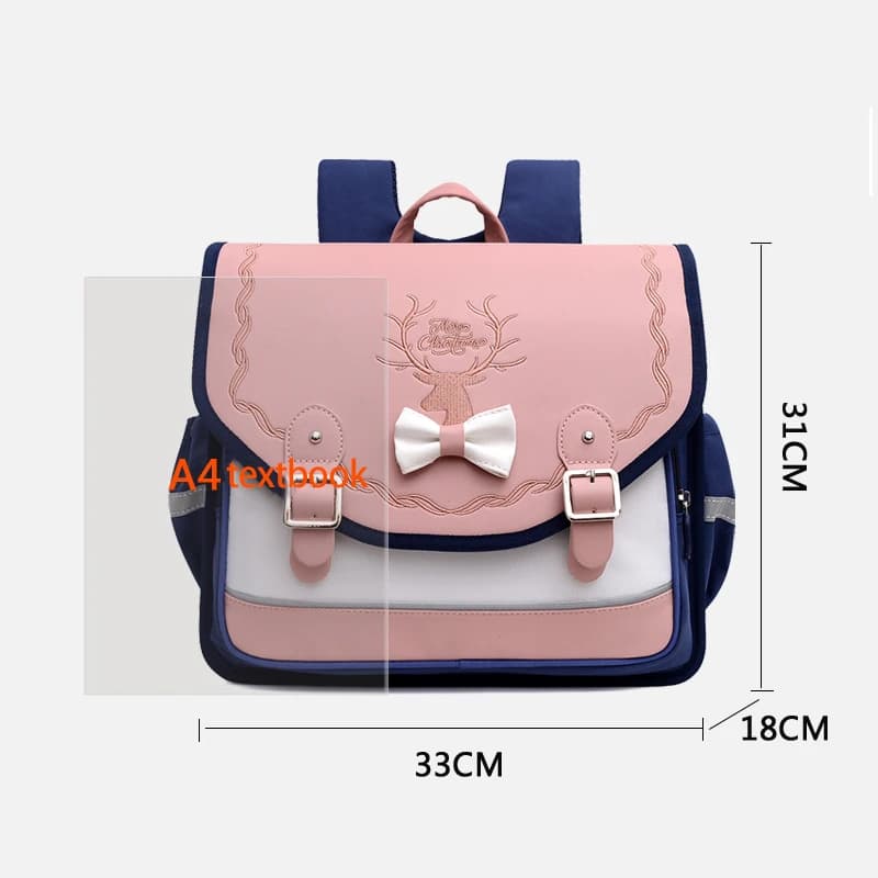school bag Kids backpack water proof Preschool Ages 6-18 Spine protection Reduce the burden Large capacity - image 3