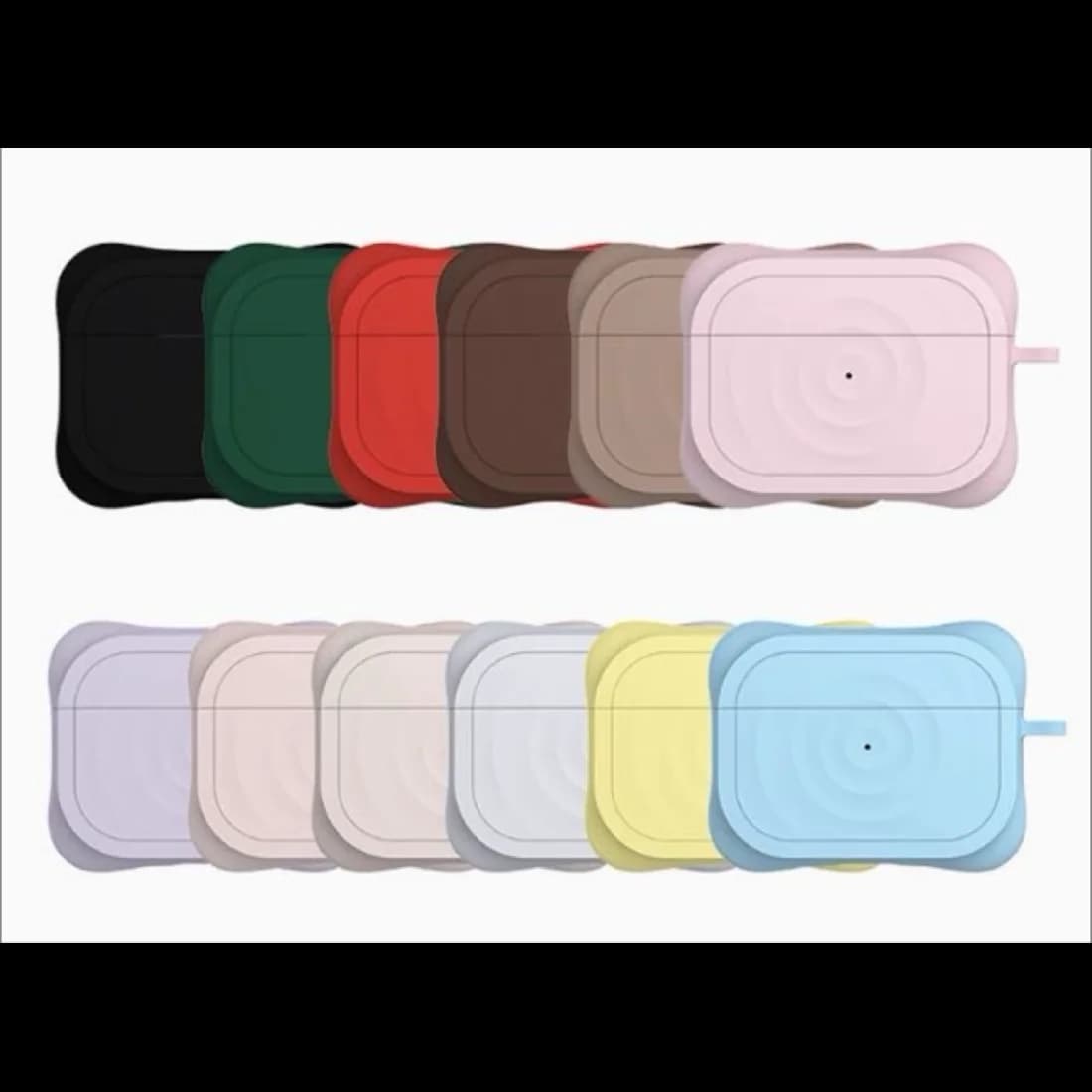 1 Piece Earphone Silicone Case for Airpods 3 4 Pro Pro2 Earbuds Case Cover with Hook - image 3