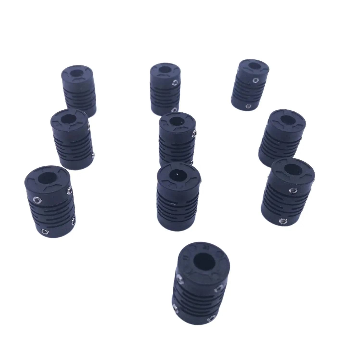 Good Quality Nylon Plastic Flexible Coupling 4 6 8 MM Hole E6B2 Encoder Shaft Coupling 10PCS Per Pack - image 6