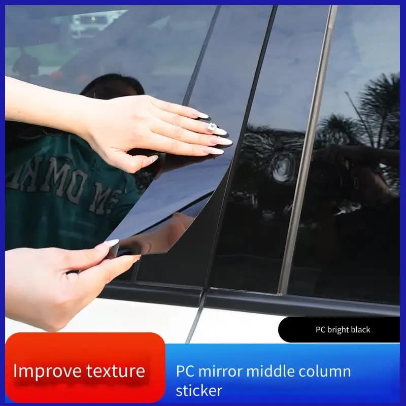 For BMW 130i 120i 116i 118i 2008-2016 6pcs Window Trim Covers Center Film Column B C Pillar Posts Sticker Car Accessories - image 4