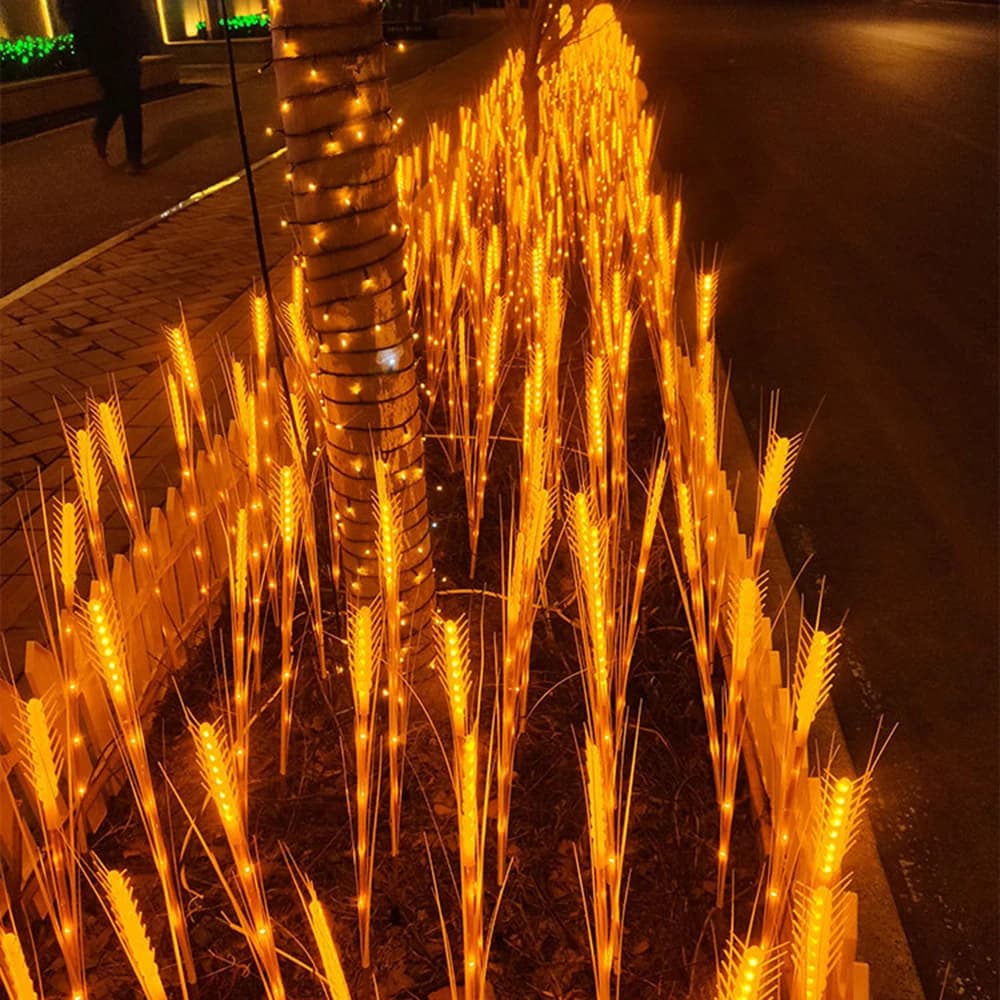 Outdoor LED Wheat Ear Lamp, Lawn Light, Garden Landscape Lighting, Holiday Decoration, Simulation Wheat Lamp, Luminous Rod - image 5