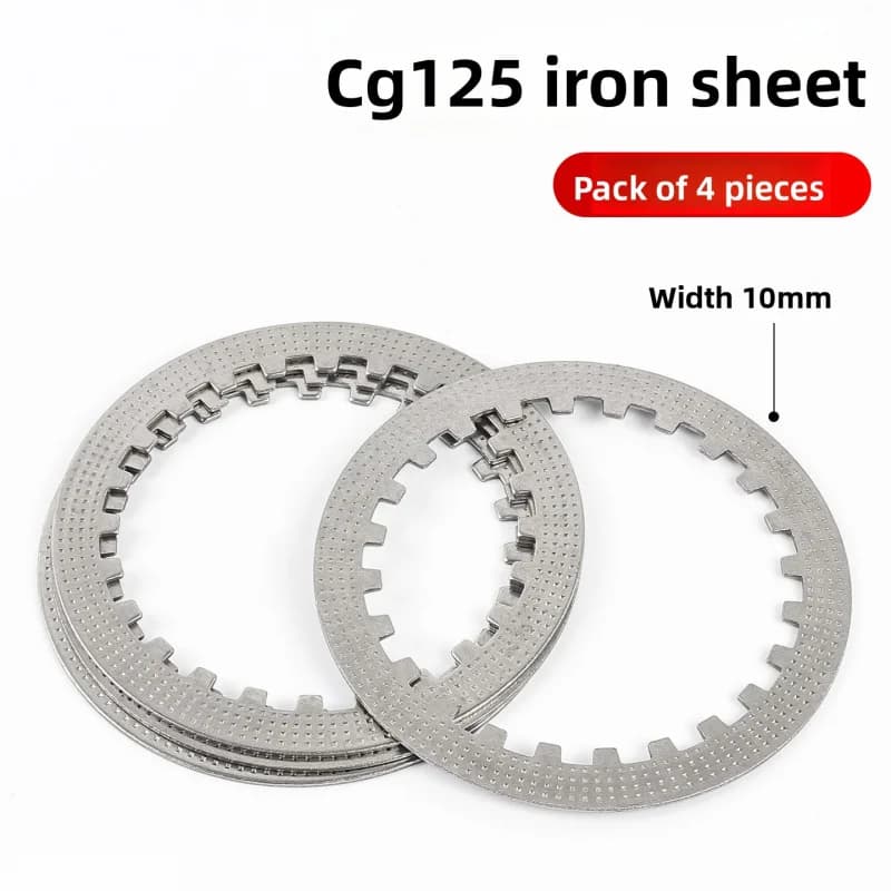 General-purpose motorcycle CG125 clutch plate, three-wheeler 150-200 friction plate clutch plate iron plate. - image 5