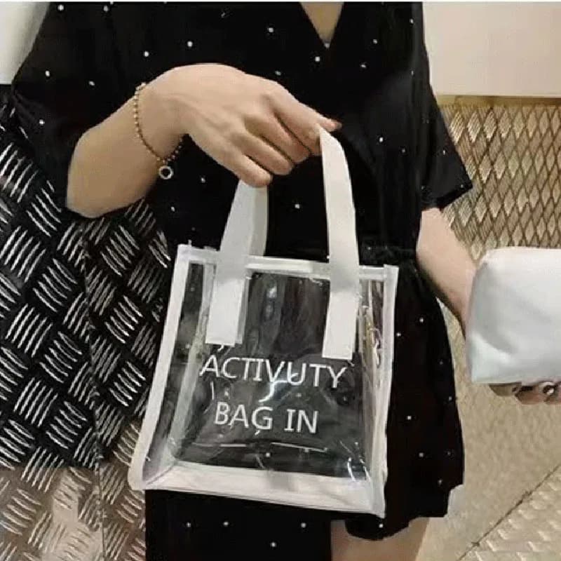 PVC Jelly Bag Women Transparent Handbags Summer Beach Clear Shoulder Bags Fashion Crossbody Bags - image 6