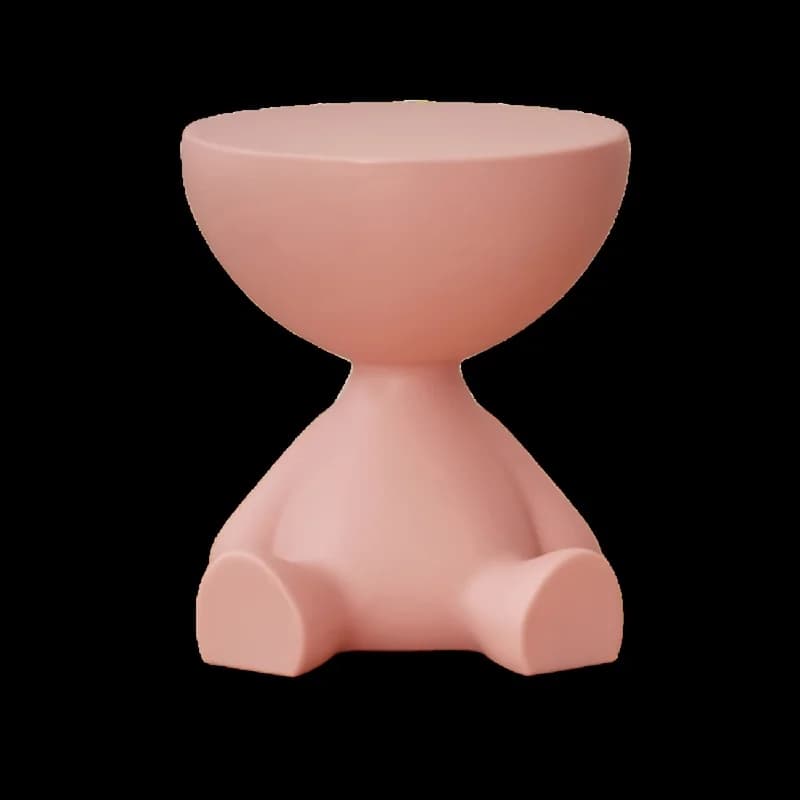 Modern Creative Bear-shaped Plastic Bedside Table Multifunctional  Nightstand Suitable for Living Room Bedroom Storage - image 5
