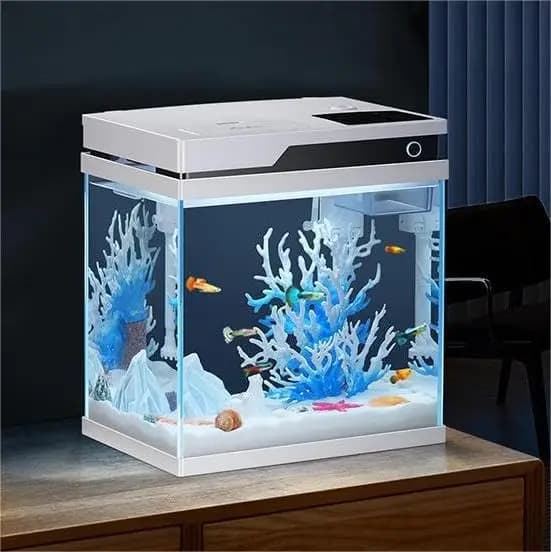 Multifunctional Coffee Table Oem&Odm Tank With Lights Filter Water Pump Smart Glass Aquarium Fish Tank