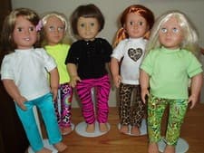 Handmade Leggings for popular 18" Dolls fits American Girl *Your Choice - image 3