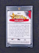 POPULAR SHOHEI OHTANI RAINBOW FOIL GOLD STARS HOLO INVESTMENT MVP - DODGERS #17 - image 3