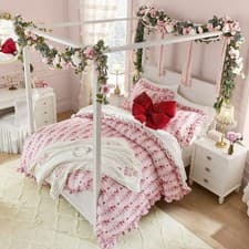Pottery Barn Teen - LoveShackFancy Eyelet Ruffle Sheet Set - Popular - image 6