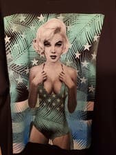 vintage marilyn monroe t-shirt popular poison T-Shirt 2014 Sz XXL MINT PERFECT - image 3