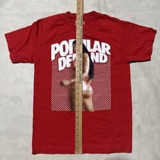Popular Demand T- Shirt Red Men's SZ Small NWOT Graphic Shirt Art Hip Hop Rap - image 5
