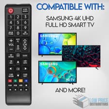 Replacement Remote for Samsung 4K Smart TV | Works with UHD MU NU RU Series New - image 2