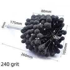 4" to 4-1/8" 100mm to 105mm Engine Cylinder Hone Bore Brush 240 Grit New USA - image 4