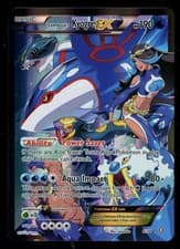 Pokemon Team Aqua's Kyogre EX 6/34 XY Double Crisis Full Art Lightly Played Card