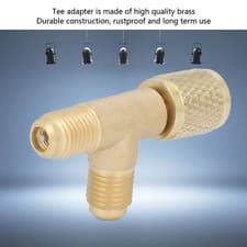 1/4in Valve Quick Coupler Tee Adapter, Access normal, Popular - image 3