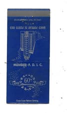 Banco Popular De Puerto Rico.  - San Juan   Matchcover  60th Anniversary 1953 - image 2